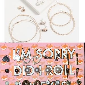 NWT 9 pack Hoops and Studs + 20Pack Rue21 earring set